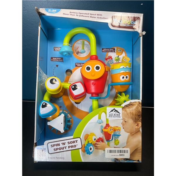Lot of 1 Spin & Sort Spout Pro Battery Operated Baby Bath Toy