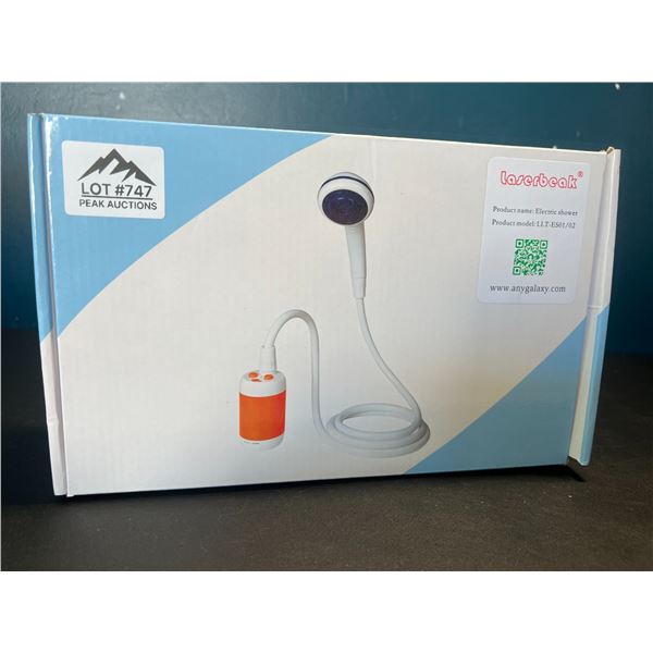 Lot of 1 Portable Camping/Travel/Pet Washing Shower - Rechargeable Portable Electric Shower