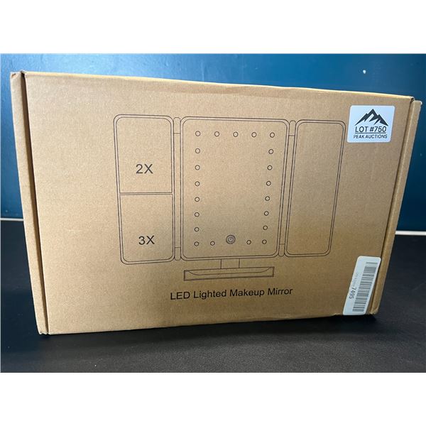 Lot of 1 LED Lighted Up Makeup Mirror - Rechargeable