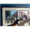Image 5 : Lot of 1 The Beatles Collectible 1 of 1 Etched Signature Guitar Framed Multi-Instrument Display