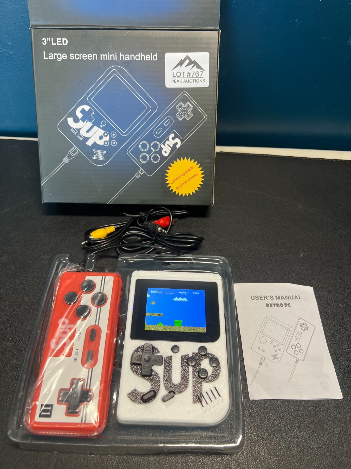 Lot of 1 Handheld Classic Retro Game Box - 500 Built-In Retro Games!!