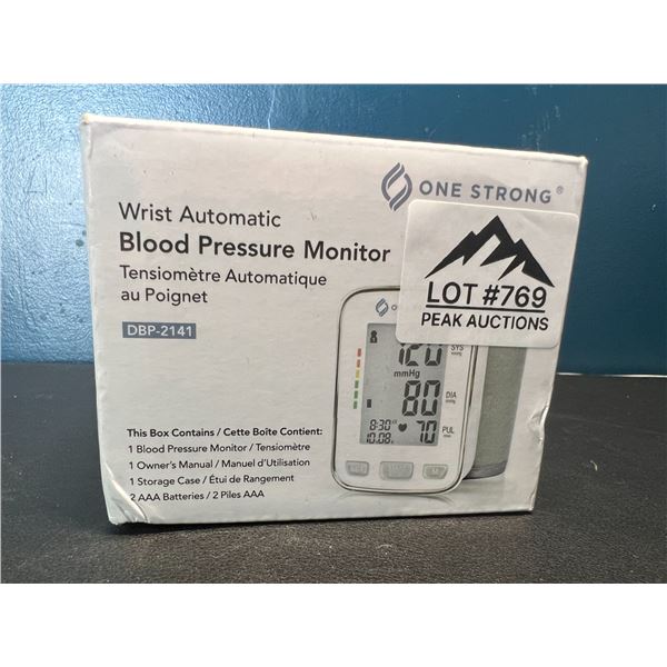 Lot of 1 Wrist Automatic Blood Pressure Monitor