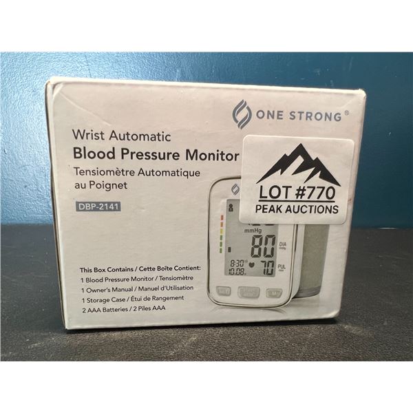 Lot of 1 Wrist Automatic Blood Pressure Monitor