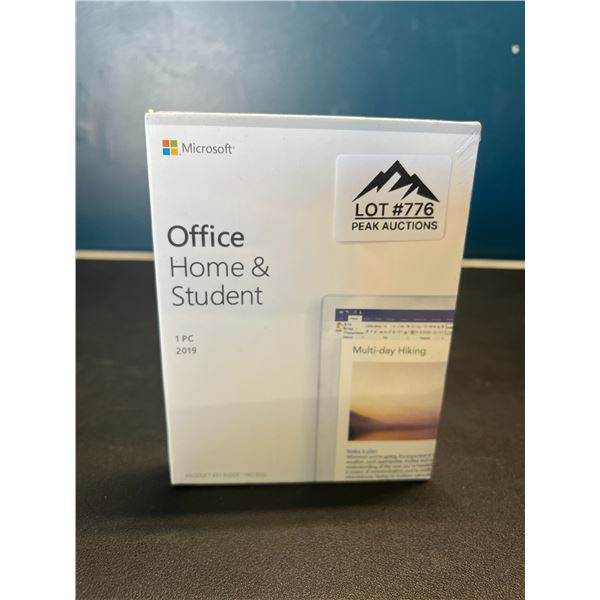 Lot of 1 Microsoft Office Home and Student 2019