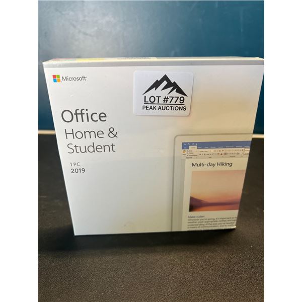 Lot of 1 Microsoft Office Home and Student 2019