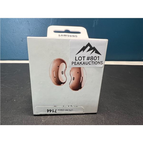 Lot of 1 Pair of Samsung Galaxy Buds Live Wireless Earbuds - Mystic Bronze