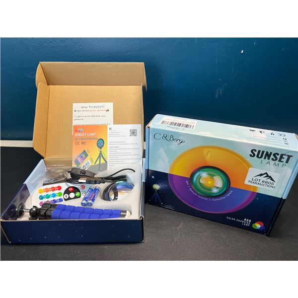 Lot of 2 Sunset Projection Lamps