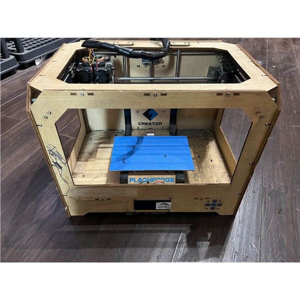 Lot of 1 FlashForge Creator 3D Printer - Used - Works!