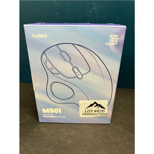 Lot of 1 Nulea M501 Wireless Trackball Mouse