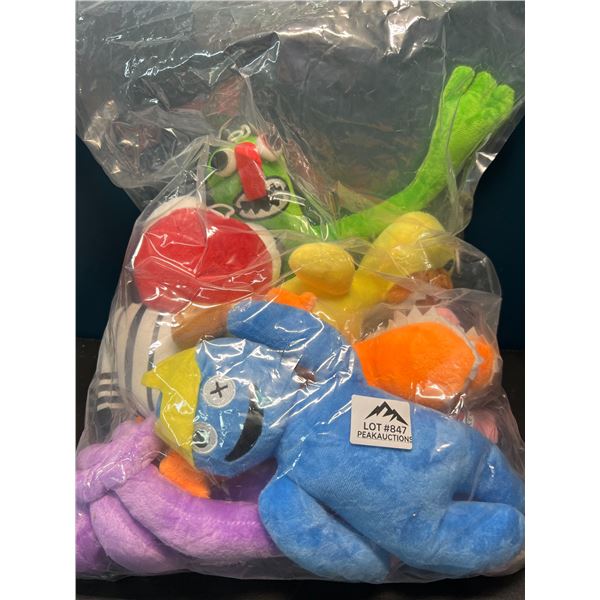 Lot of 1 Bag of Assorted Creature/Monster Stuffies/Plushies
