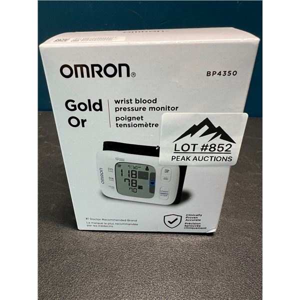 Lot of 1 Omron Gold Wrist Blood Pressure Monitor