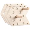 Image 2 : Lot of 1 Navaris Wooden Climbing Pegboards for Walls