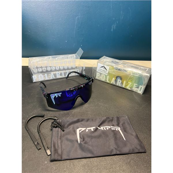 Lot of 2 Pit Viper Polarized Sunglasses