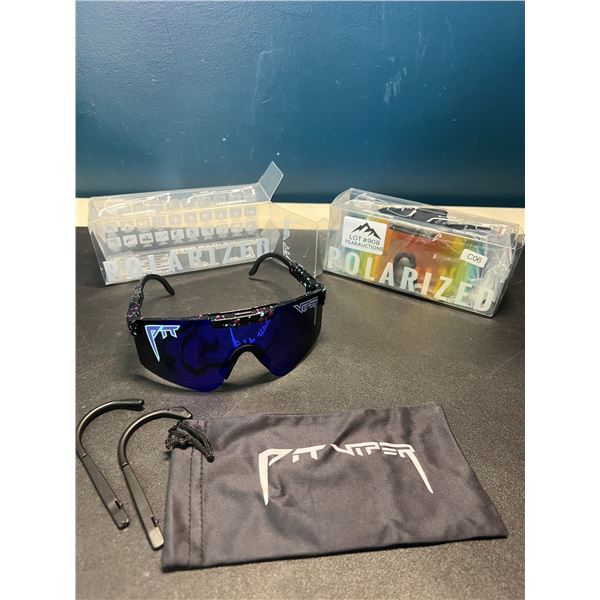 Lot of 2 Pit Viper Polarized Sunglasses
