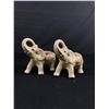 Image 1 : Pair Of Trunks Up Elephants - Made in Brazil