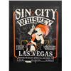 Image 1 : 2011 Tin Sign - Sin City Whiskey Las Vegas - 12" x 15"