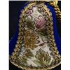 Image 2 : Pretty Vintage Velvet & Brocade Bell w/Swiss Reuge Music Box - Plays "Serenade Alegro"