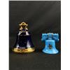 Image 1 : Two Lovely Limoges France Porcelain Bells