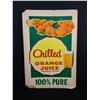 Image 1 : Vintage Advertising Card -  Chilled Orange Juice Sign. Approx. 14" x 21"