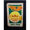 Image 1 : Vintage Advertising Card -  Chilled Orange Juice Sign. Approx. 14" x 21"