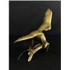 Image 1 : Large Vintage Brass Eagle On Branch. Approx. 11" x 11"