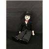 Image 1 : Porcelain Soft Body, Charlie Chaplin Doll. Stands Approx. 19" H