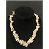 Image 2 : Gorgeous Unusual & Rare Shell Necklace, 17" L & Matching Stretch Bracelet