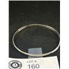 Image 2 : Large Size 925 Sterling Silver Bangle, 3" Diameter, Original Patina, Good Condition