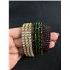 Image 2 : Lot of 3 Vintage Rhinestone Bracelets