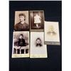 Image 2 : 6 Victorian Era Photographs on Hard board Approx 4" x 6" 1 4.5" x 9"