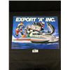 Image 1 : Vintage Export A inc Hydroplane Plastic Sign. Nice Condition Approx 15"x 21"