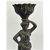 Image 2 : Vintage Brass Goddess From A Light Fixture Base. Approx. 15" H