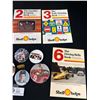 Image 2 : 5 1970'd Shell Oil Pamphlets Plus a Lot of Car Racing Pins & Badges