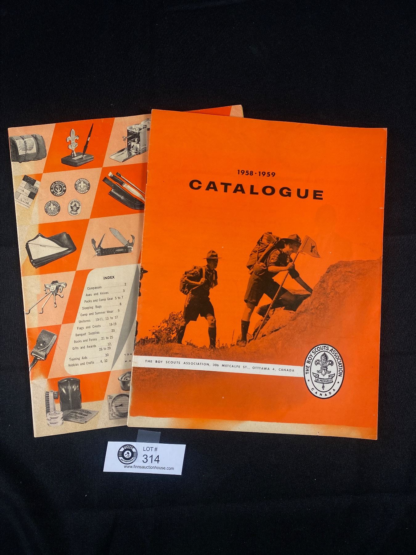 2 Very Interesting Boy Scouts ( Canada) Supply Catalogue