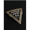 Image 1 : Rare 1929 Vintage Hudson Super Six Radiator Emblem Badge. Enamel On Metal w/ White Lettering