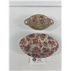 Image 1 : Vintage 1950's Lord Nelson Chintz Condiment Dishes - Marina & Briar Rose