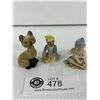 Image 2 : 3 Miniature Wade Figures - 2 Pixies & Disney Siamese Cat