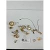 Image 1 : Misc. Gold Plated Jewelry And Parts