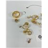 Image 2 : Misc. Gold Plated Jewelry And Parts