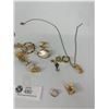 Image 3 : Misc. Gold Plated Jewelry And Parts