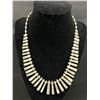 Image 2 : Antique Shell & Silver Bead Necklace. Professionally Re-Strung