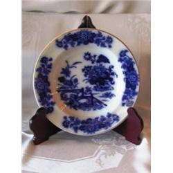 Cobalt Blue & White Porcelain 10 1/2" Bowl