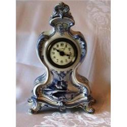 Delft Blue & White 11" Clock