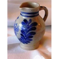 Blue Grey Stone Ware 5" Pitcher