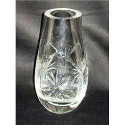 Vintage Cut Crystal 8" Vase