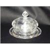Image 1 : Cut Glass Round Butter Dish