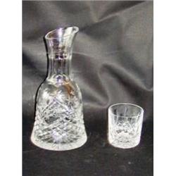 Wedgewood crystal carafe & tumbler