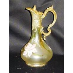 Wavecrest 12" Art Nuevo Ewer with Silver Top & Handle