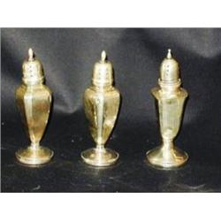(3 pcs) Sterling Weighted Shakers