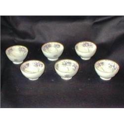 (6 pcs) Porcelain Enameled 3" Berry Bowls